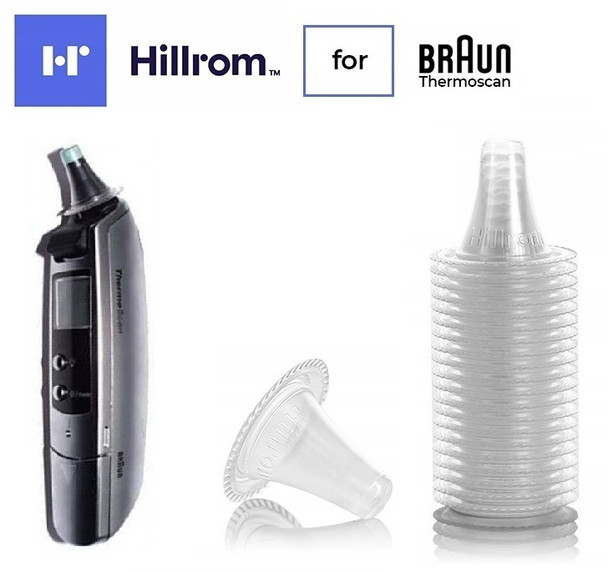 Official Hillrom Welch Allyn Braun Ear Thermometer Probe Covers for Braun ThermoScan PRO 3000