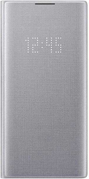 Official Samsung LED View Flip Cover Case for Samsung Galaxy Note 10+ / 10 Plus - Silver