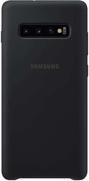 Official Samsung Galaxy S10+/S10 Plus Silicone Cover Case - Black