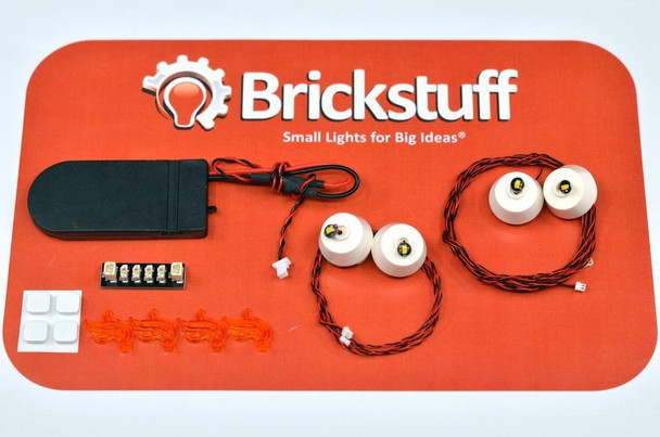 Brickstuff Light Kit for the LEGO Holiday Wreath Set (40426) - QK17