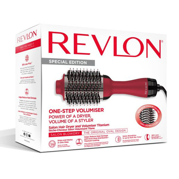 REVLON Salon One-Step Hair Dryer and Volumiser with Titanium Coating - RVDR5279UKE