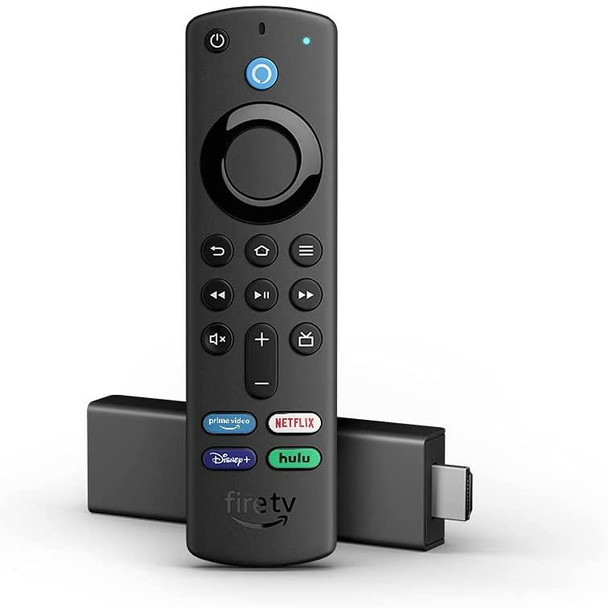 Official Amazon Fire TV Stick 4K with Alexa Voice Remote - 2021 (includes TV controls) - US Spec
