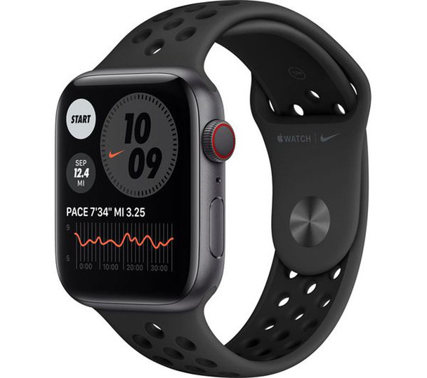New Apple Watch Series 6 44mm Space Grey With Nike Sport Band (GPS + Cellular)
