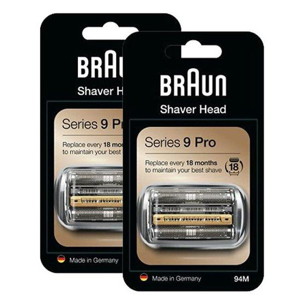 Braun 94M Series 9 Pro (2-Pack) Electric Shaver Replacement Head Cassette