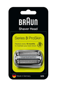 Braun 32S Series 3 Electric Shaver Replacement Cassette Cartridge Foil