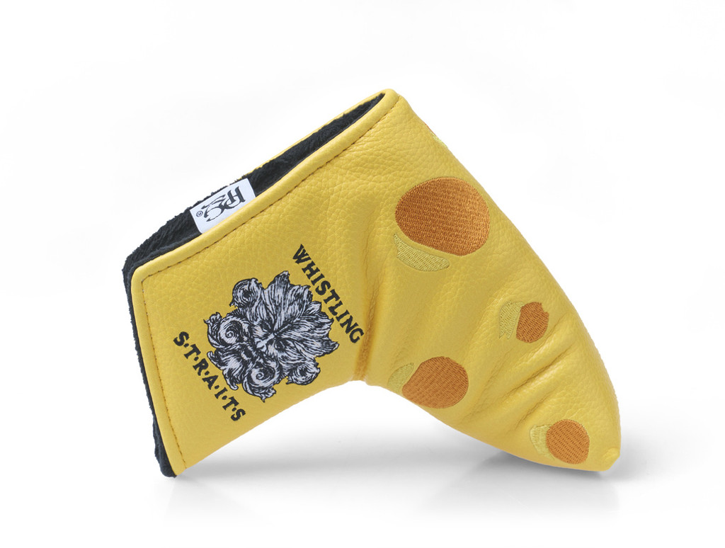 CHEESE BLADE PUTTER COVER. WHISTLING STRAITS®  LOGO EXCLUSIVELY