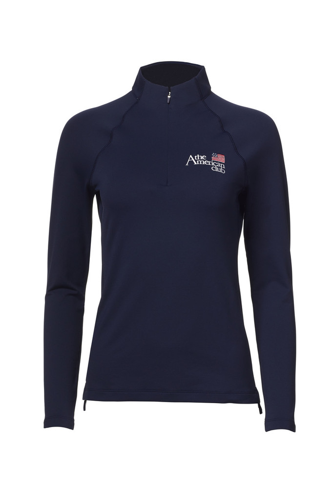 WOMEN'S PETER MILLAR RAGLAN-SLEEVE PERTH PERFORMANCE QUARTER-ZIP