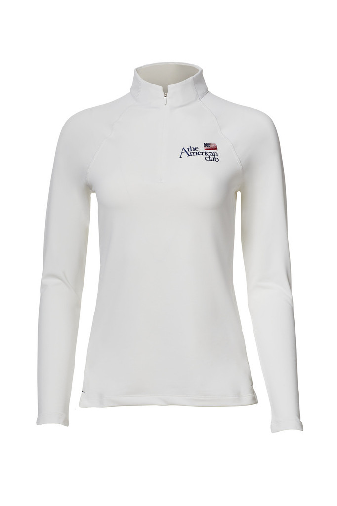 WOMEN'S PETER MILLAR RAGLAN-SLEEVE PERTH PERFORMANCE QUARTER-ZIP