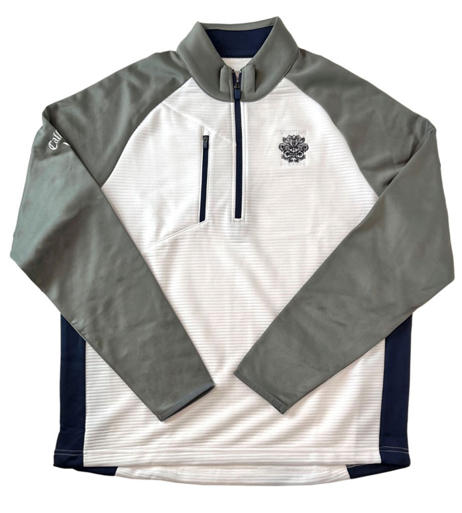 MEN'S CALLAWAY OTTOMAN QUARTER-ZIP. WHISTLING STRAITS® LOGO EXCLUSIVELY. 2 COLOR OPTIONS.