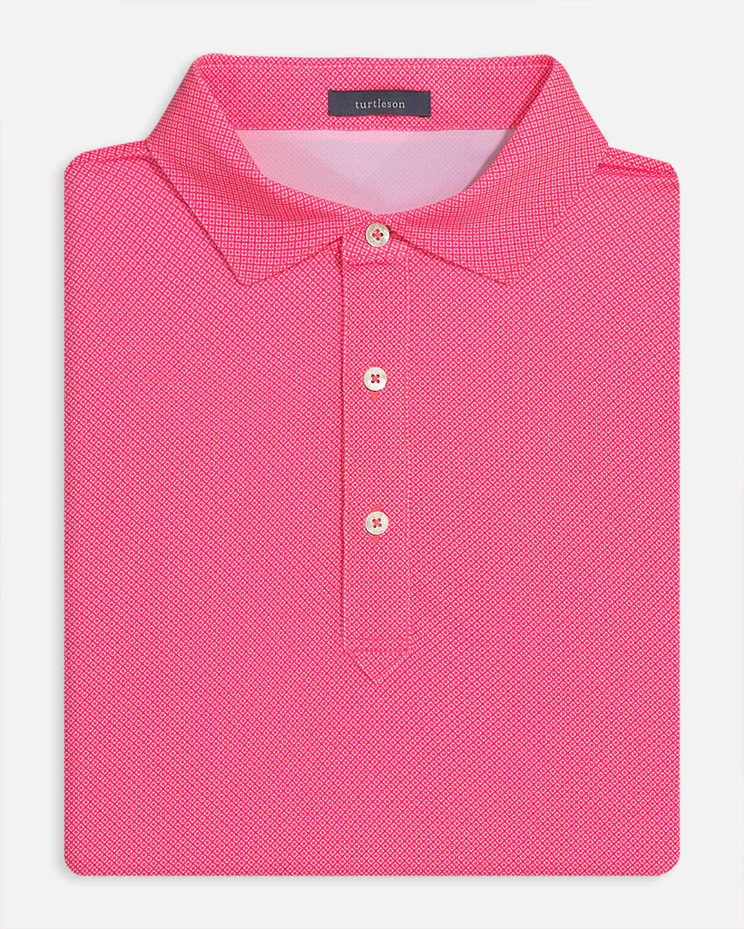 MEN'S TURTLESON® CLARENCE MINI DIAMOND POLO. WHISTLING STRAITS® LOGO ...