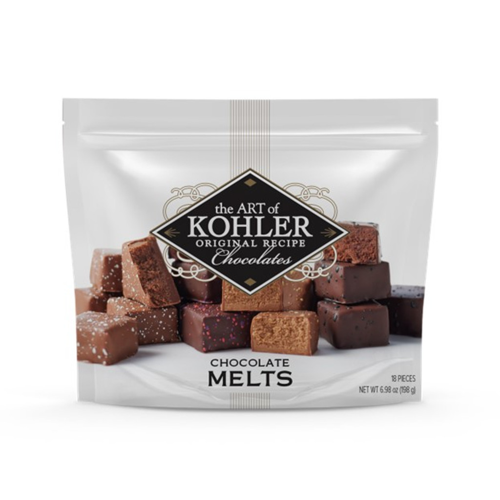 CHOCOLATE MELTS. 18 PIECES.