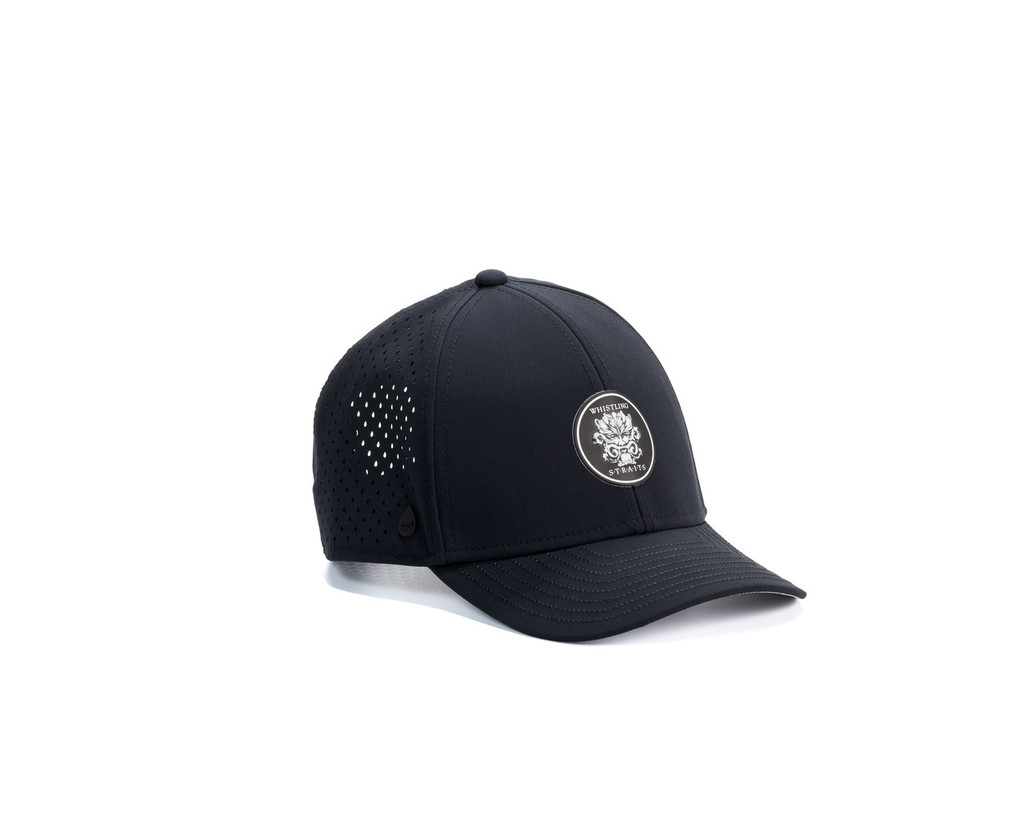 MEN'S MELIN A-GAME HYDRO HAT. WHISTLING STRAITS® LOGO EXCLUSIVELY. 4 COLOR OPTIONS.