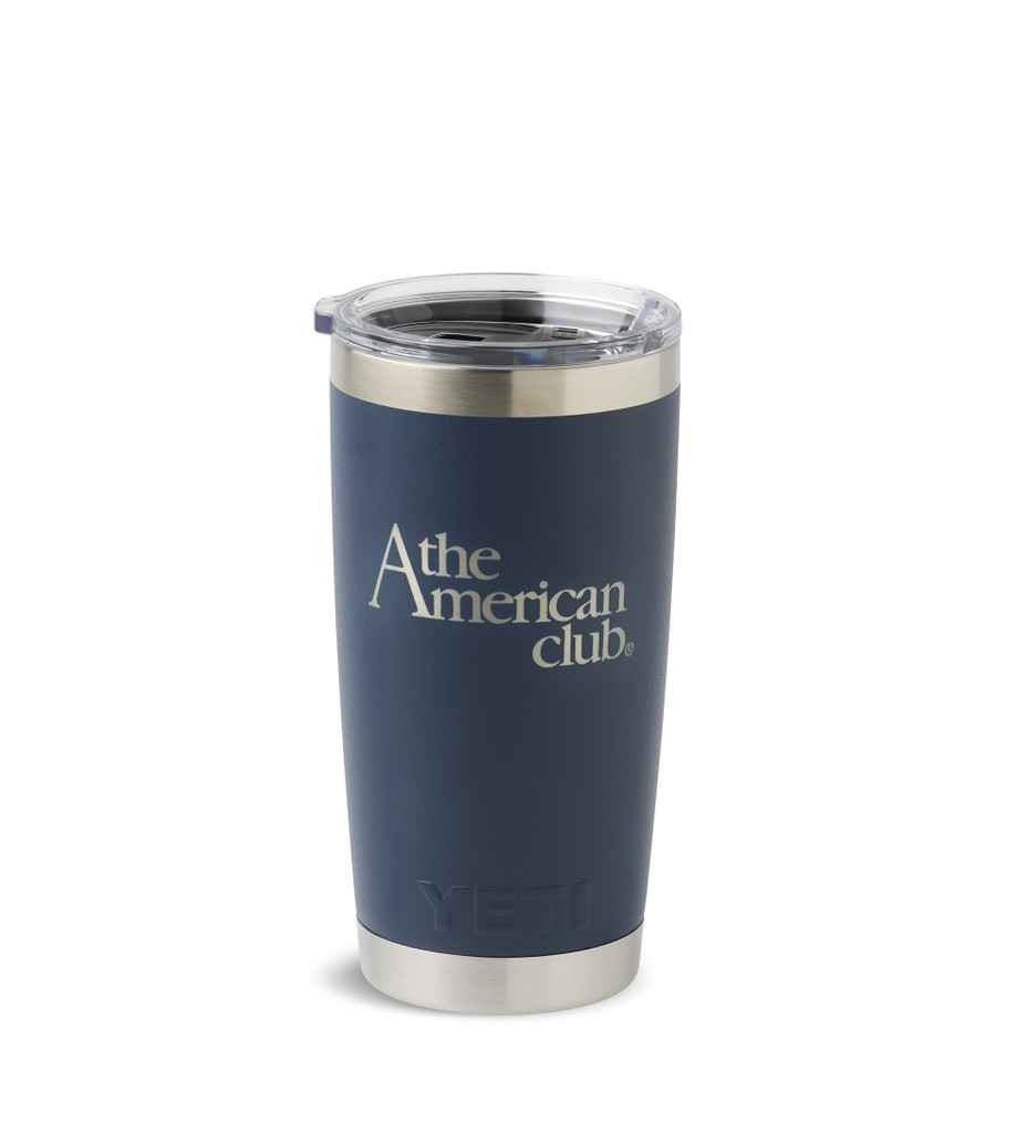 YETI® 20 OZ RAMBLER® WITH MAGSLIDER™ LID. THE AMERICAN CLUB® LOGO