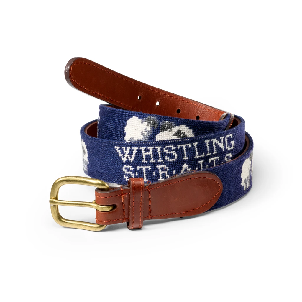 MEN'S SMATHERS & BRANSON WHISTLING STRAITS SHEEP BELT. 