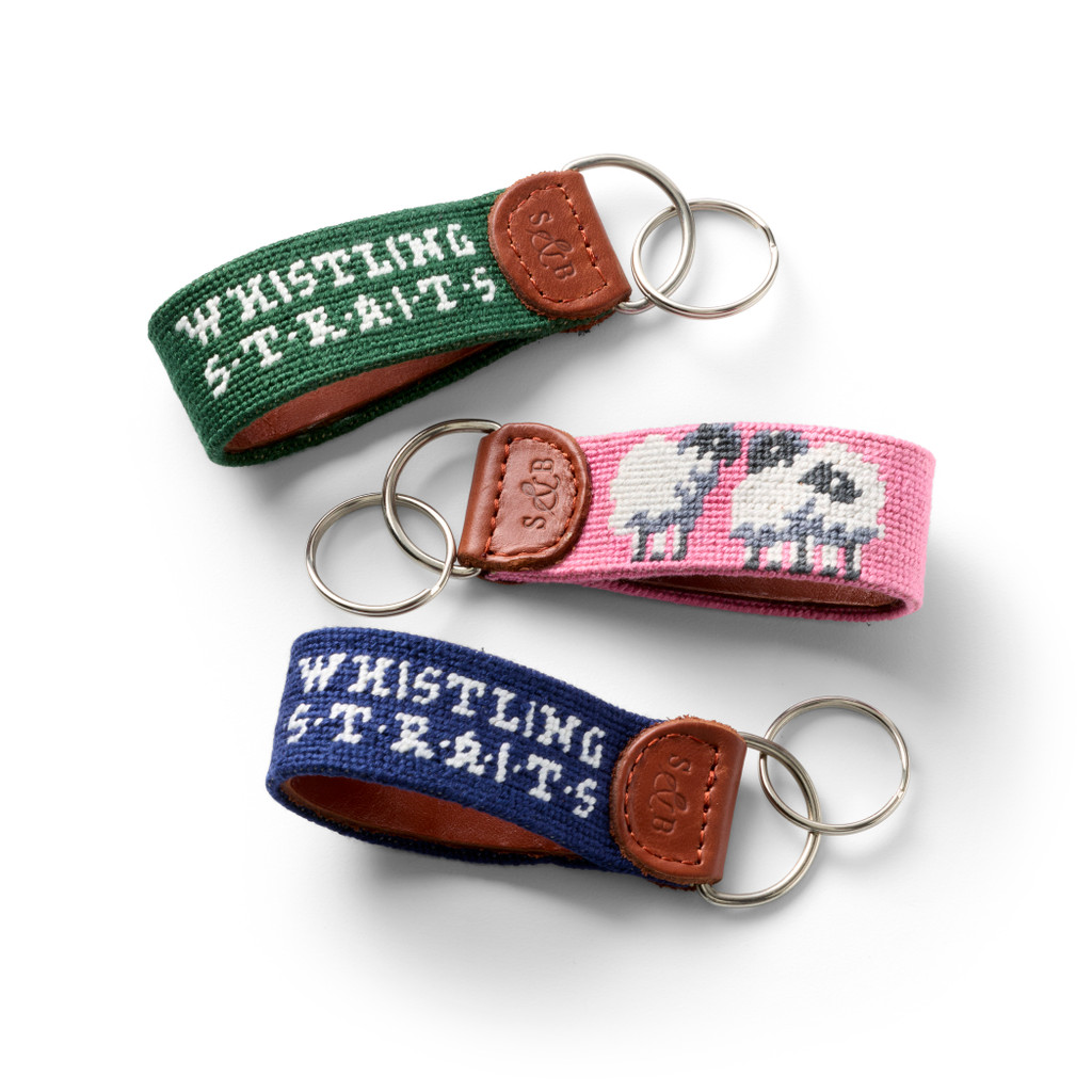 THE BROTHERHOOD FOB CHAIN バーンストーマーズ MEN'S SMATHERS & BRANSON WHISTLING STRAITS SHEEP KEY FOB. - KOHLER