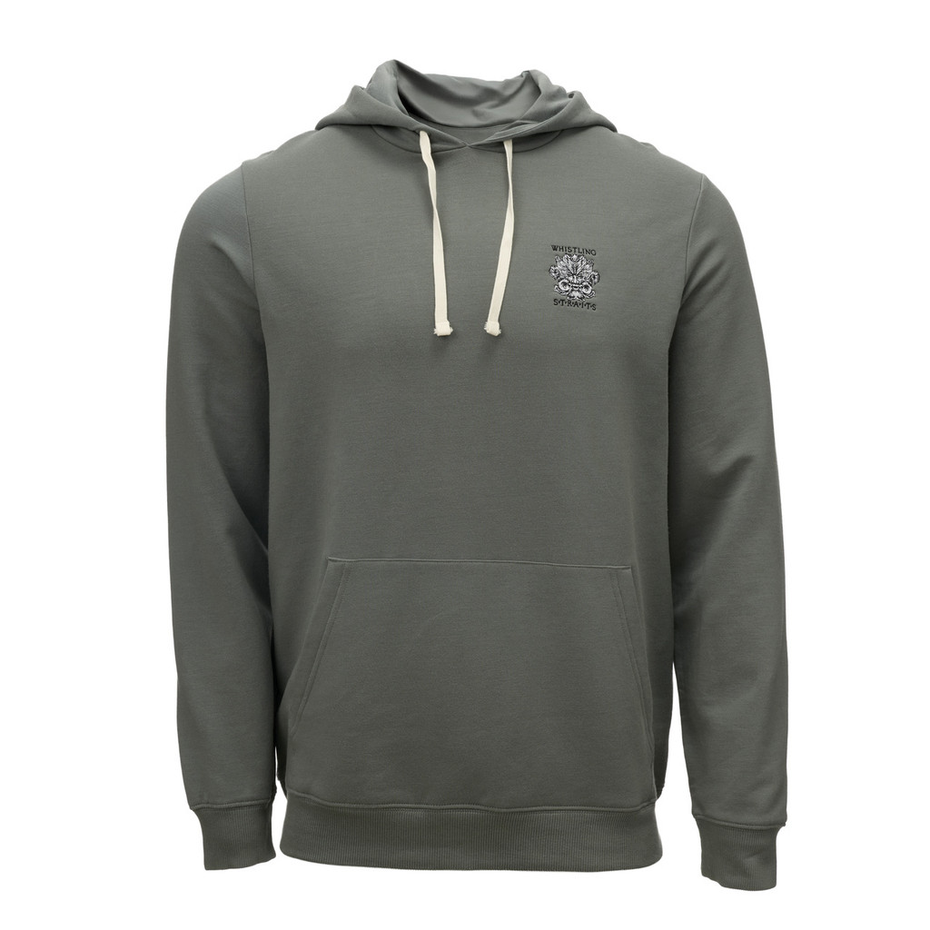 MEN'S TRAVISMATHEW COASTAL CLOUD HOODIE. WHISTLING STRAITS® LOGO EXCLUSIVELY