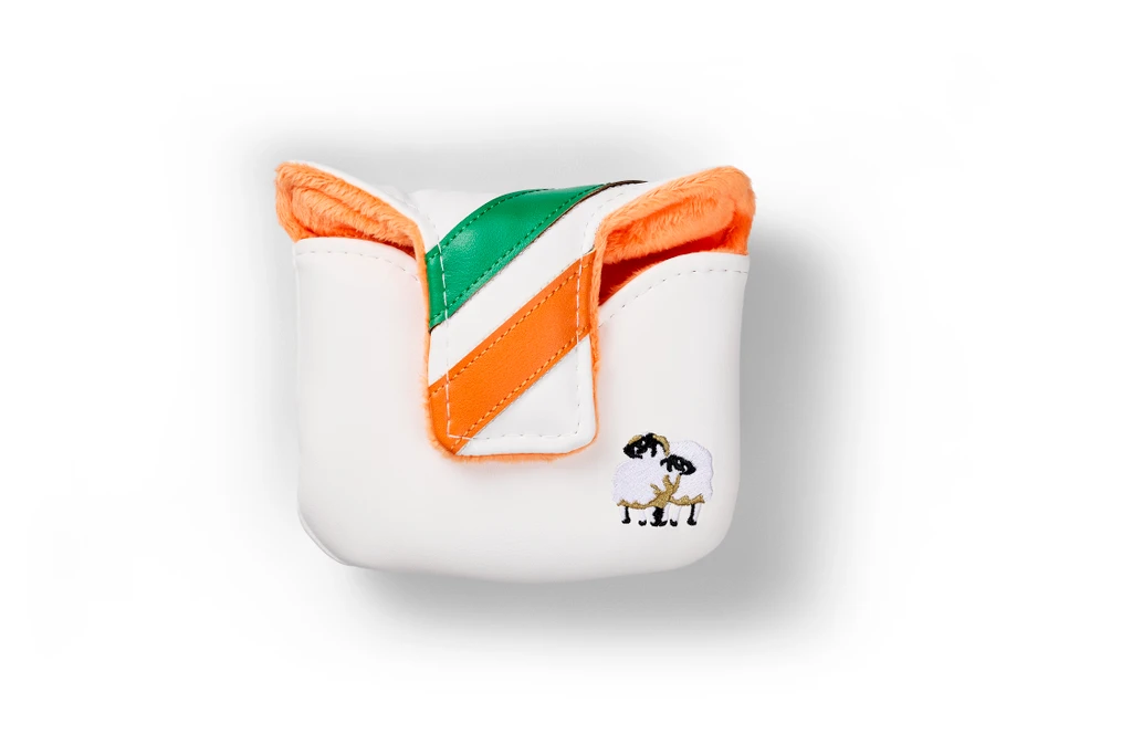 SQUARE MALLET PUTTER COVER. WHISTLING STRAITS®  LOGO EXCLUSIVELY.  3 COLOR OPTIONS.