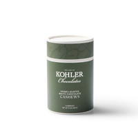 HONEY-DUSTED WHITE CHOCOLATE CASHEWS. 12OZ. 