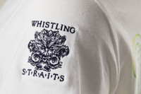 WOMEN'S G/FORE GOLFERS WANTED COTTON TEE. WHISTLING STRAITS® LOGO EXCLUSIVLEY. 