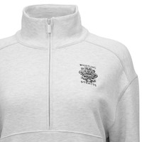 WOMEN'S TRAVISMATHEW SKYLOFT 1/2 ZIP. WHISTLING STRAITS® LOGO EXCLUSIVELY.