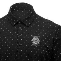 MEN'S ADIDAS ULTIMATE 365 MICRO PRINT POLO. WHISTLING STRAITS® LOGO EXCLUSIVELY. 2 COLOR OPTIONS.