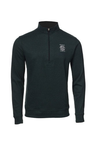 MEN'S STRAIGHT DOWN EDMONTON QUARTER-ZIP PULLOVER. WHISTLING STRAITS® LOGO EXCLUSIVELY.  2 COLOR OPTIONS.