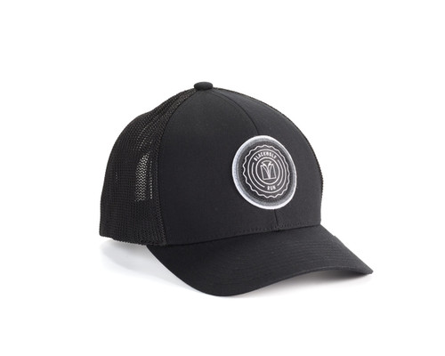 MEN'S TRAVISMATHEW WIDDER SNAPBACK WITH BLACK PATCH HAT. BLACKWOLF RUN® LOGO EXCLUSIVELY. 2 COLOR OPTIONS.