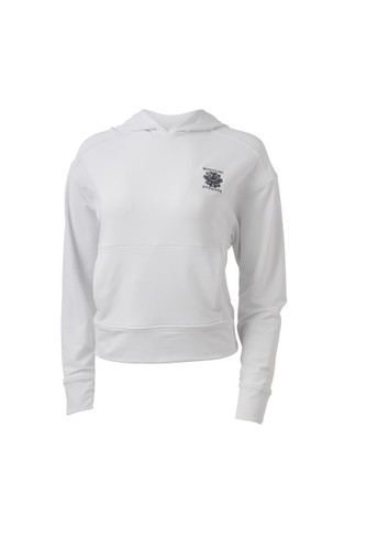 WOMEN'S G/FORE BRUSHED BACK TECH TERRY HOODIE. WHISTLING STRAITS® LOGO EXCLUSIVELY. 2 COLOR OPTIONS.