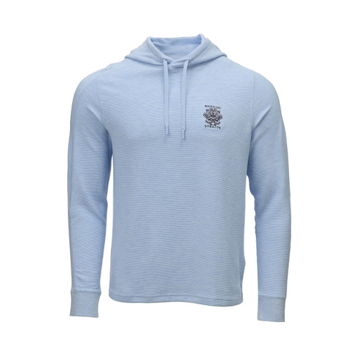 MEN'S RLX TECH WAFFLE KNIT HOODIE. WHISTLING STRAITS® LOGO EXCLUSIVELY.