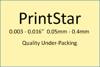 Printstar Quality Under-Packing - Made in the USA