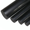 0.563 (9/16 inch) x 48 inches (3 Pack), Acetal Round Rod, Black
