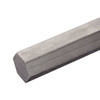 0.375 (3/8 inch) x 12 inches, 304 Stainless Steel Hexagon Bar, Cold Finished