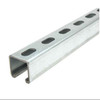1.625" x 1.625" x 36 inches, 12 gauge, Galvanized Steel Strut Channel, Slotted