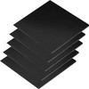 0.047" x 12" x 12" (5 Pack), Kydex, Royalite Fire Rated Plastic Sheet, PC Level Haircell, Black