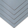 0.063" x 12" x 12" (5 Pack), Kydex, Royalite Fire Rated Plastic Sheet, P3 Velour Matte, Gray