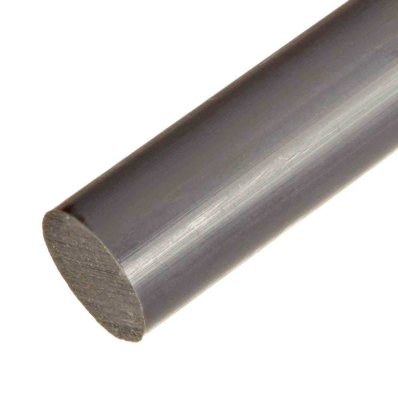 5.500 (5-1/2 inch) x 11 inches, PVC Type 1 Round Rod, Gray