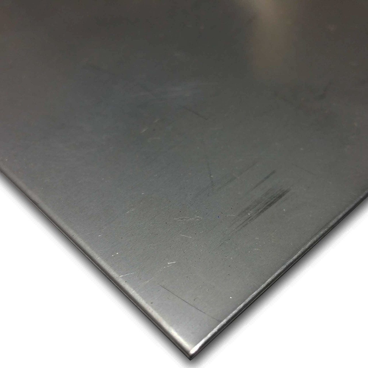 0.025" x 12" x 12", 410 Stainless Steel Sheet, (2D Finish)