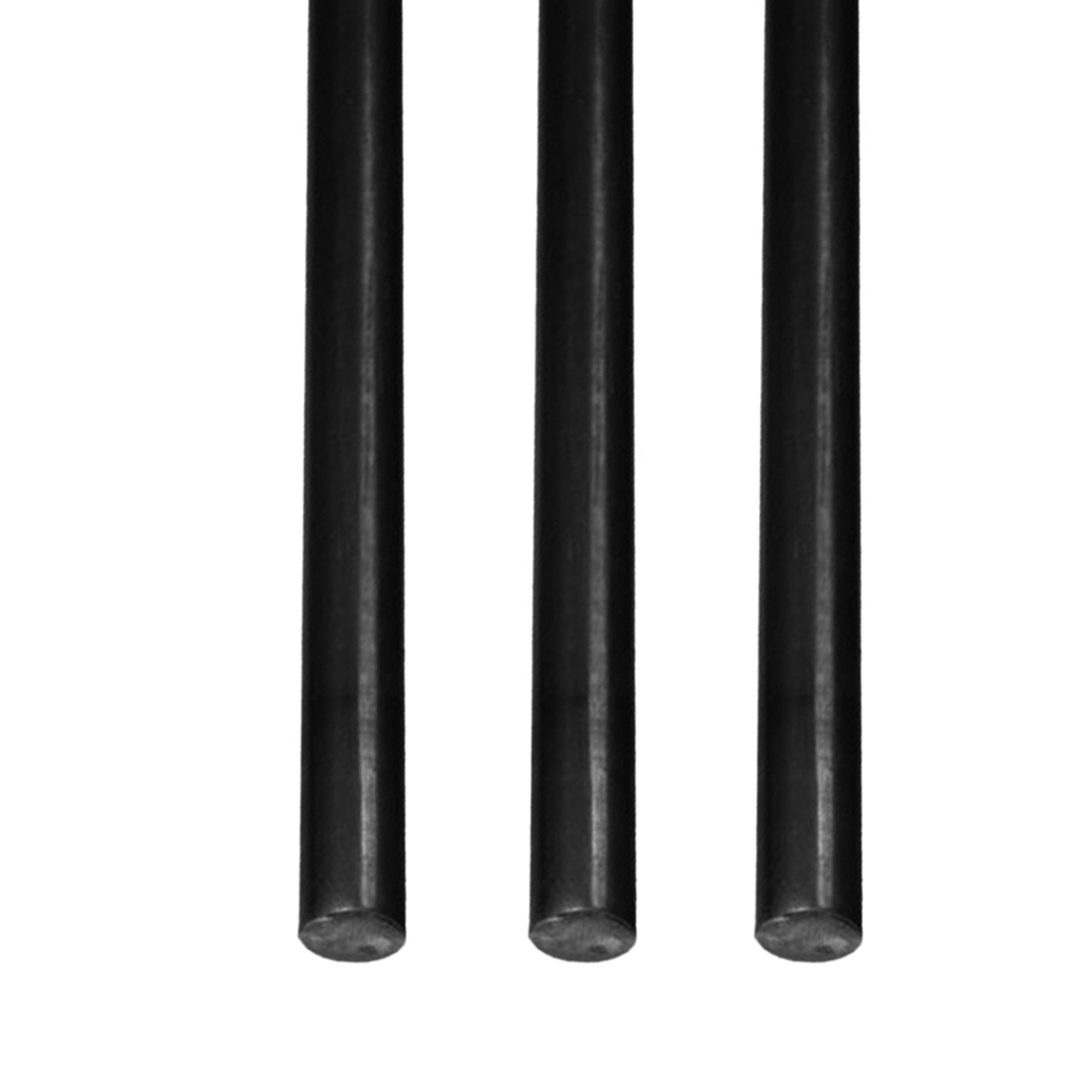 0.250 (1/4 inch) x 12 inches (3 Pack), 12L14 Steel Round Rod, Cold Finished