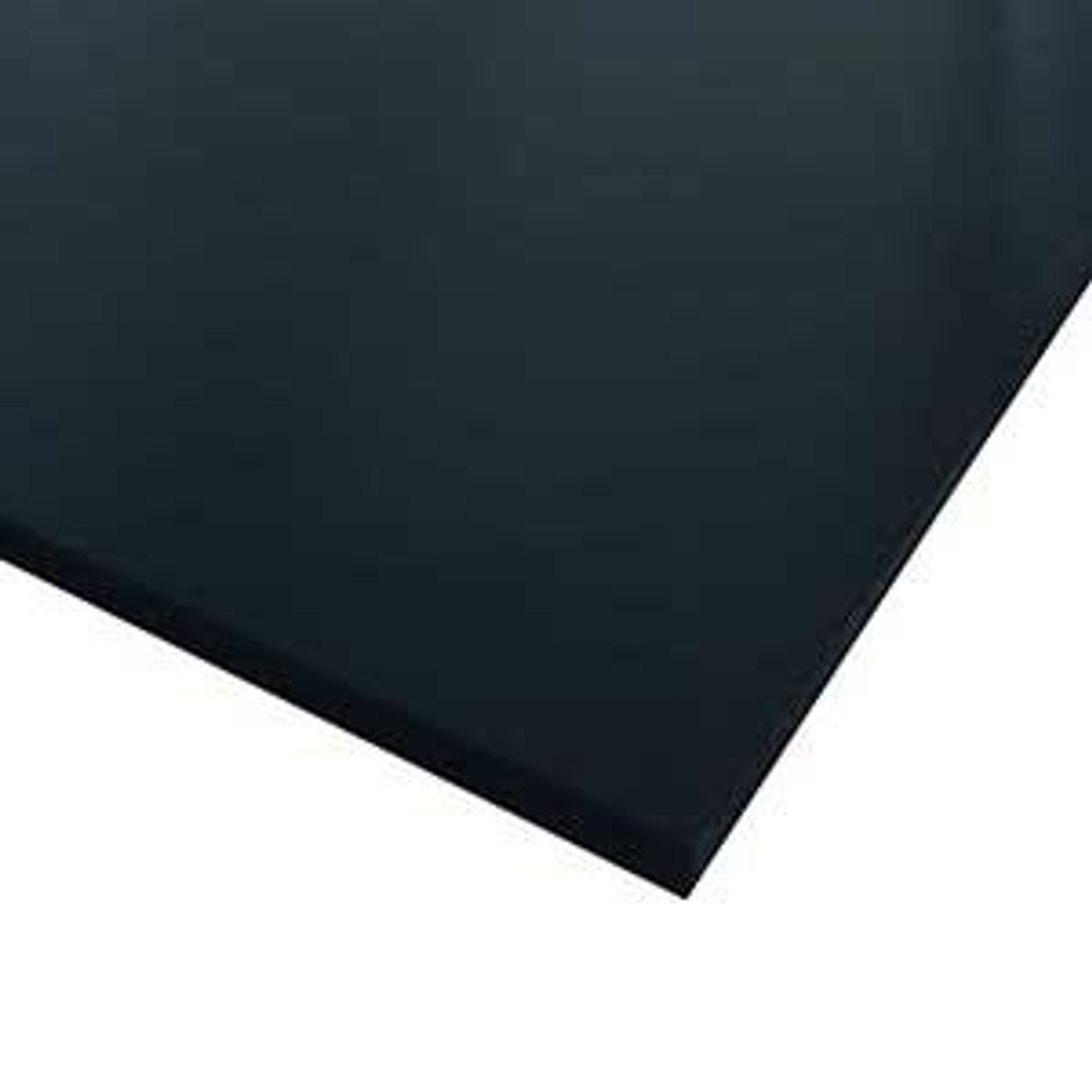 0.625" x 12" x 24", PET-P Plastic Sheet, Black