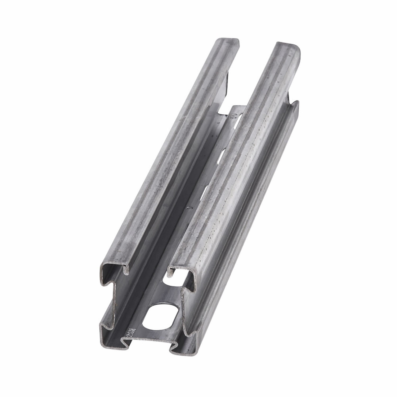 2.125" X 2.125", 12 inches, 304 Stainless Steel 4 Dimension Slotted Strut Channel