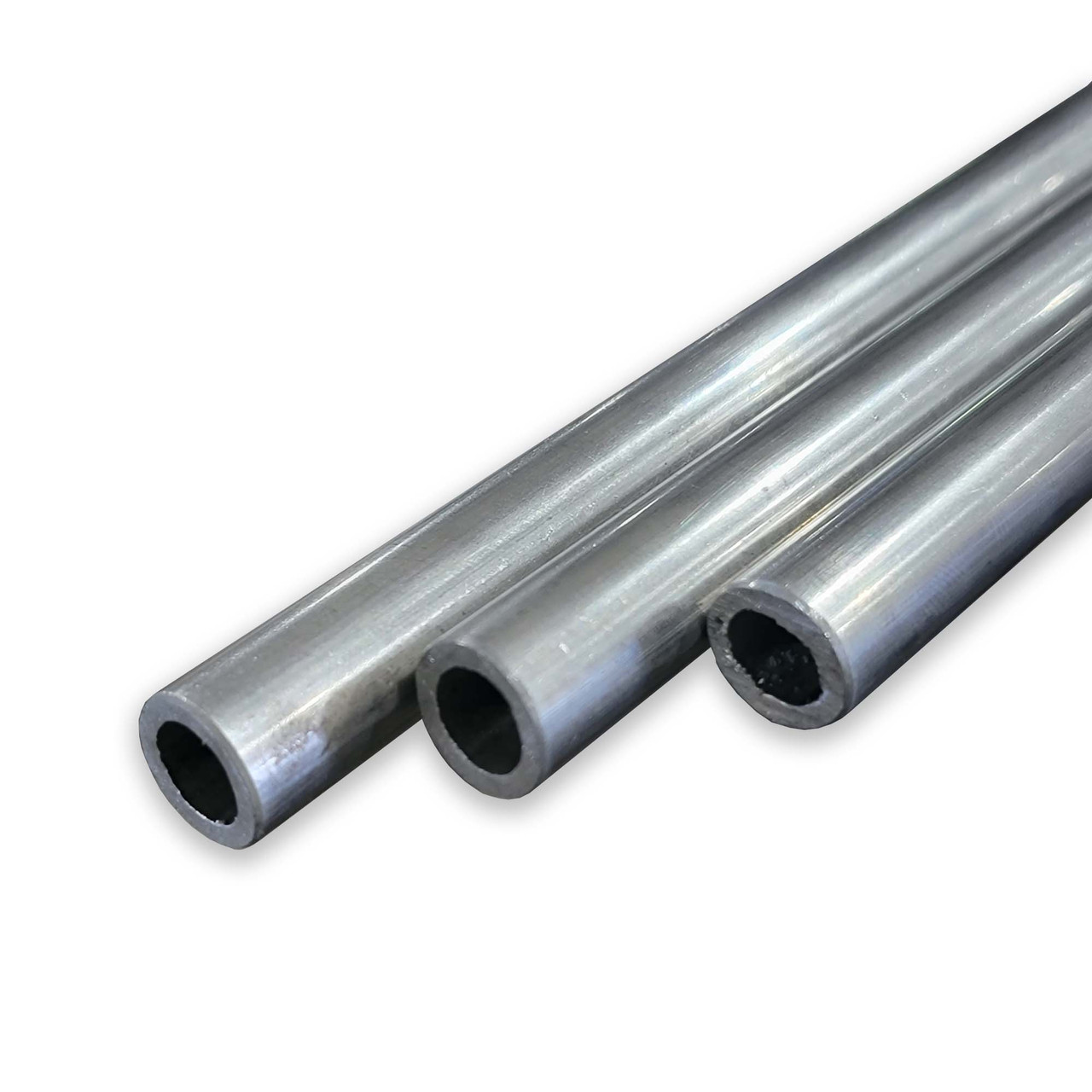 0.500" OD x 0.083" Wall x 48 inches (3 Pack), 316 Stainless Steel Round Tube, Seamless