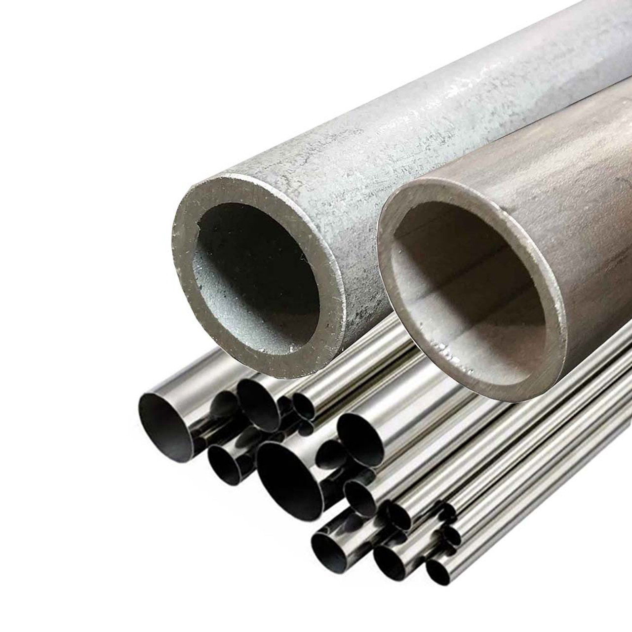 0.500" OD x 0.028" Wall x 36 inches, 304 Stainless Steel Round Tube, Welded