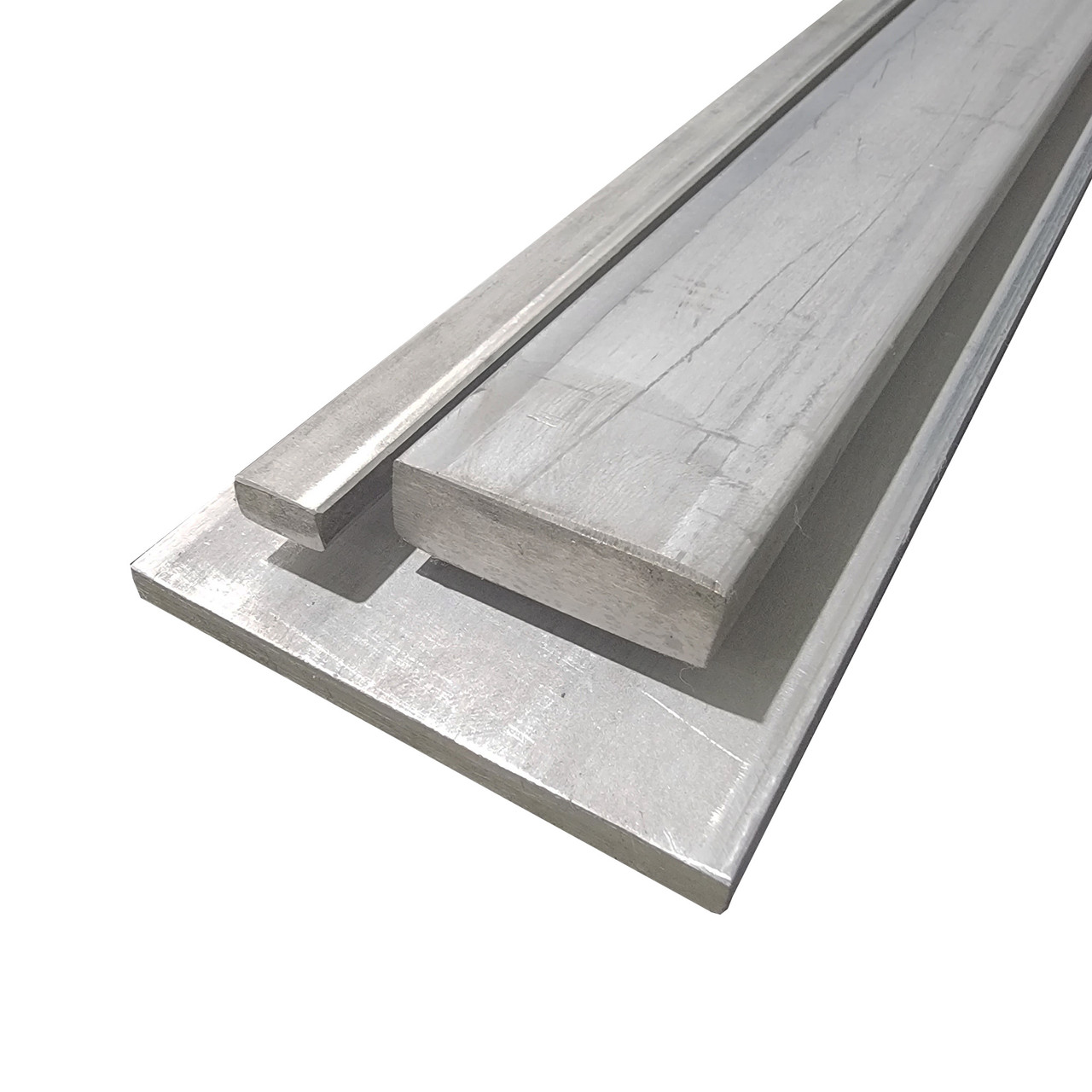 0.250" x 0.500" x 72", 316 Stainless Steel Plate Flat Bar, Hot Rolled