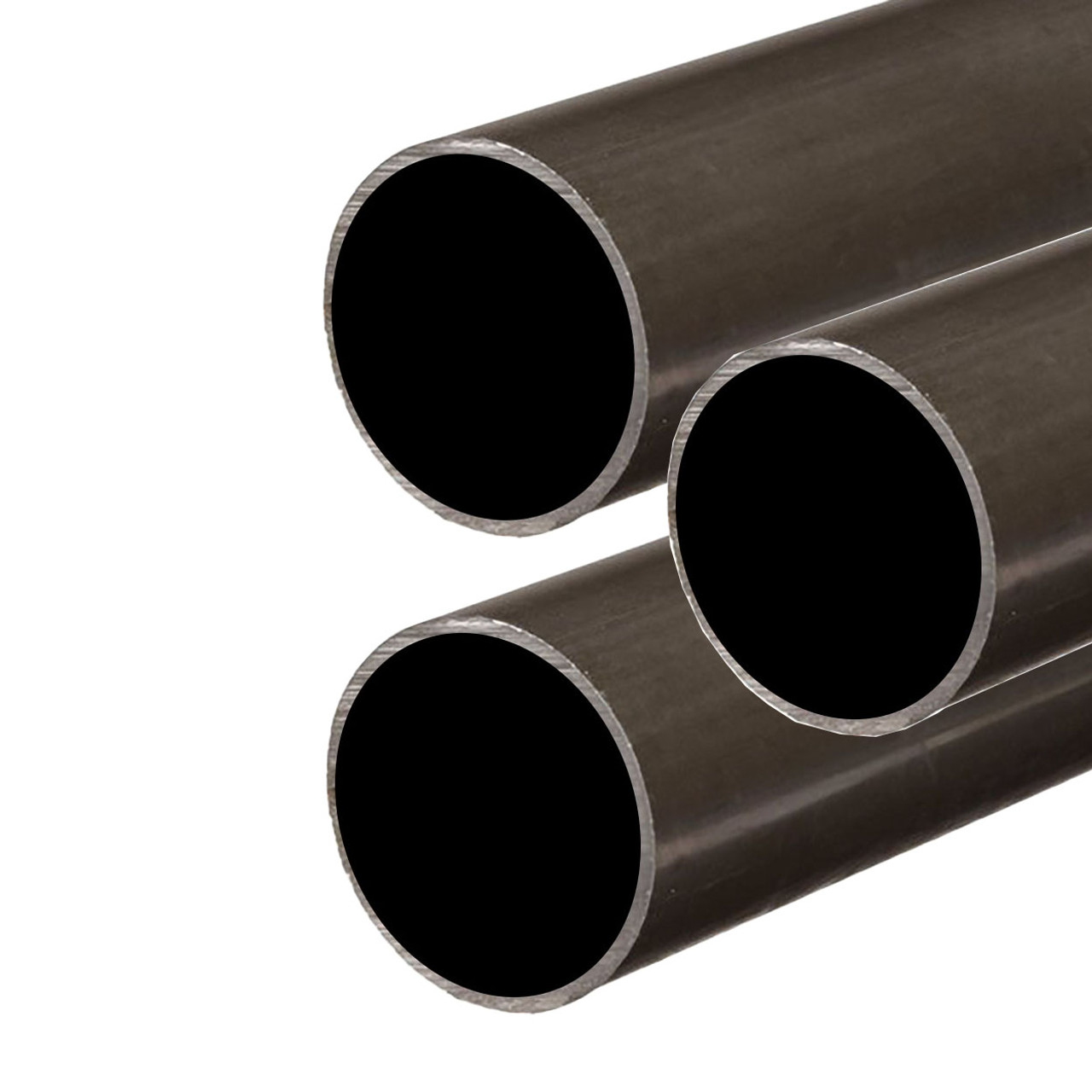 1.25" OD, 0.065" Wall, (1.120" ID) x 24 inches (3 Pack), ERW Steel Round Tube
