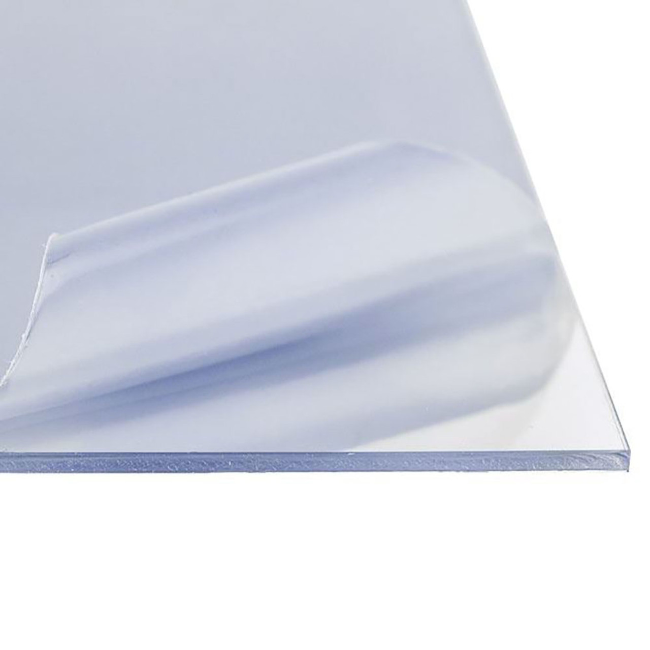 0.098" (1/10 inch) x 18" x 24", Acrylic, Plexiglass Plastic Sheet, Clear