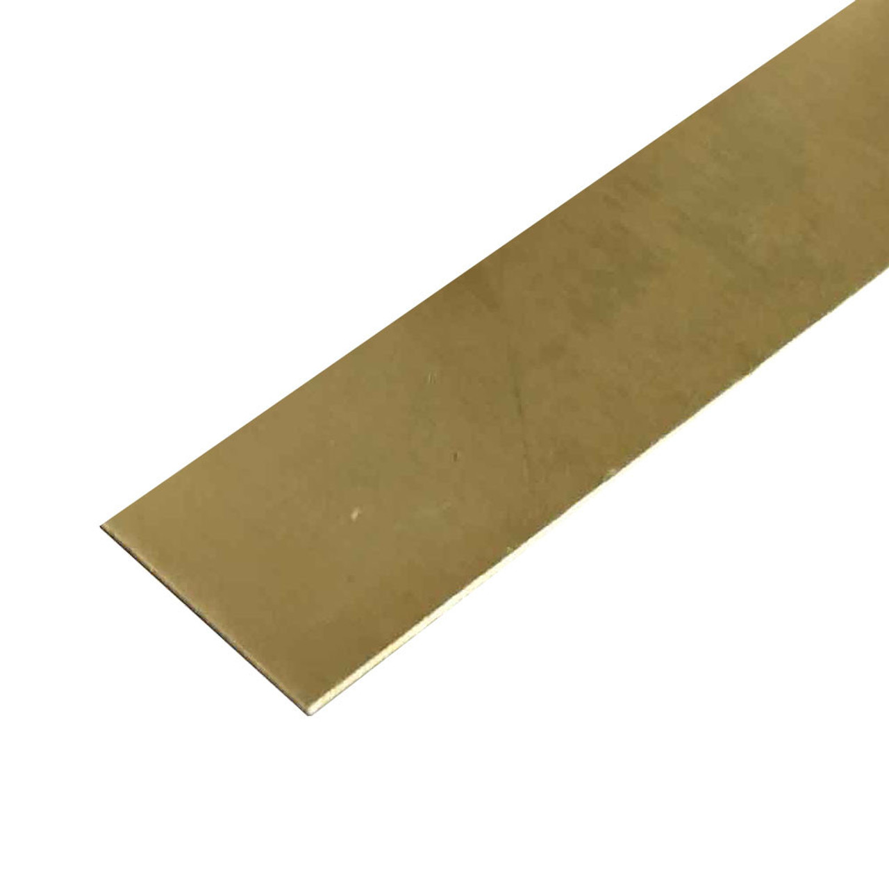 0.190" x 2.25" x 12", C260-H02 Brass Sheet, Plate, Flat Bar