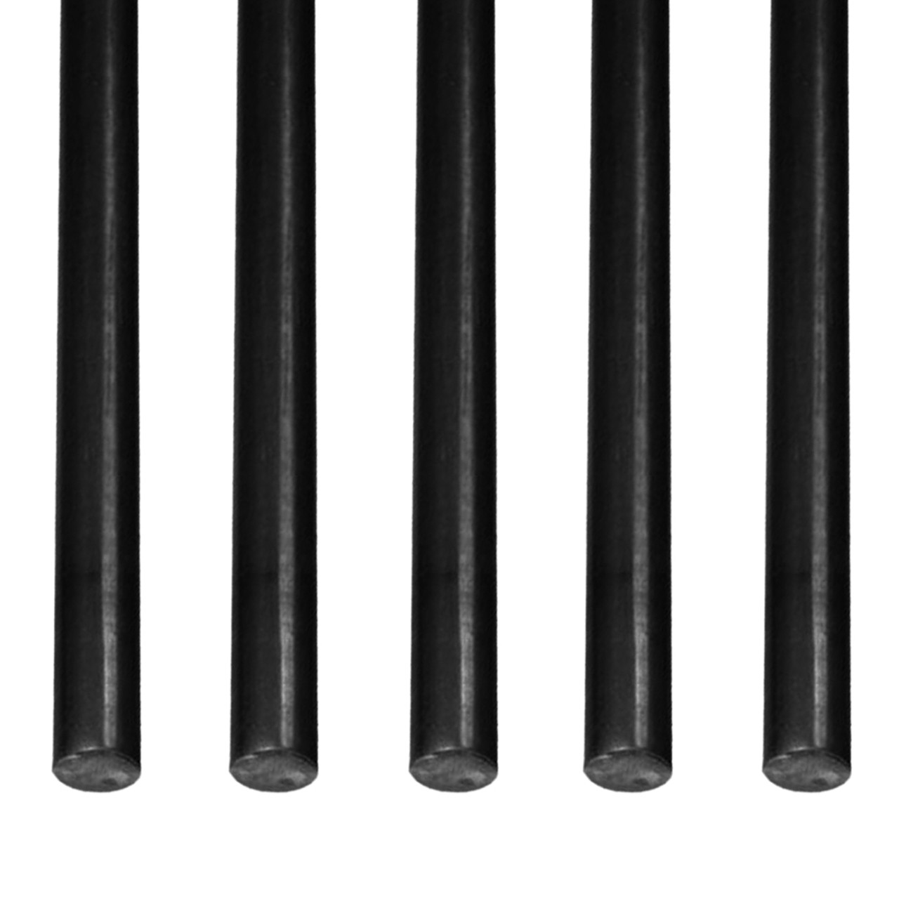 0.250 (1/4 inch) x 12 inches (5 Pack), 1144 Stressproof Steel Round Rod, Cold Finished