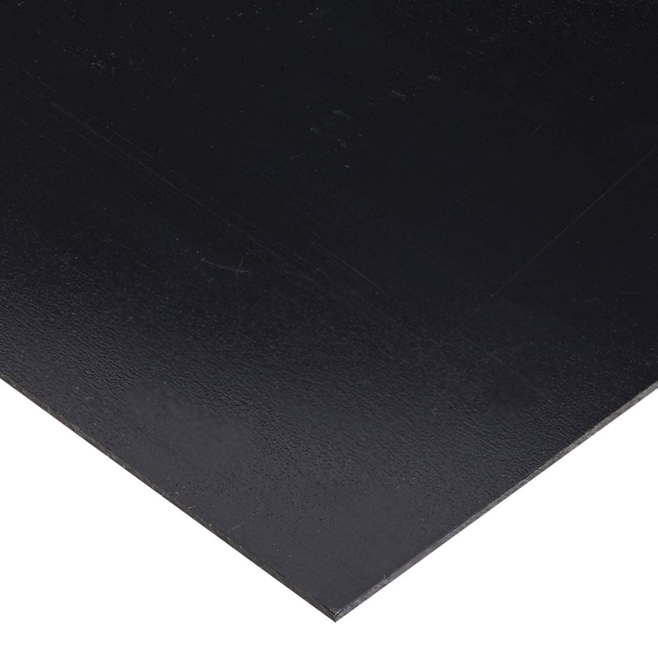 0.063" x 24" x 24", Kydex Plastic Sheet , P-3 Velour Matte, Black