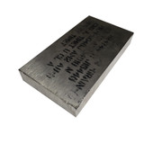 CP Grade 1 Titanium Sheet 0.078x0.750x8 Inches - Annealed Commercially Pure Titanium