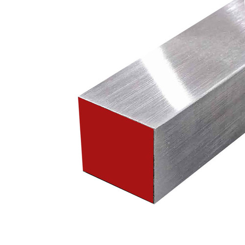 0.625" x 0.625" x 72", 2024-T351 Aluminum Square Bar